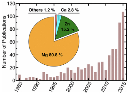 Publications on Multivalent Batteries